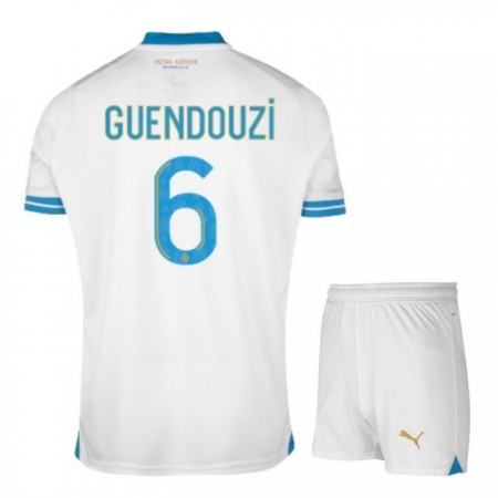Camiseta de fútbol Olympique de Marseille GUENDOUZI 6 Niño 1ª equipación 2023-24